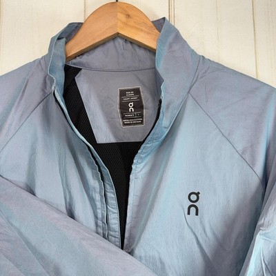 On Run On Clouds Court Jacket Womens Large Blue Tennis Windbreaker NWT $160