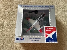 Daron Postage Stamp Collection T-45C Goshawk US Navy Diecast 1:100 PS5369-1