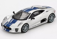 1/64 scale Jaguar C-X75 Left-Hand Drive (Silver) "Mini GT Series" [MGT00960-L]