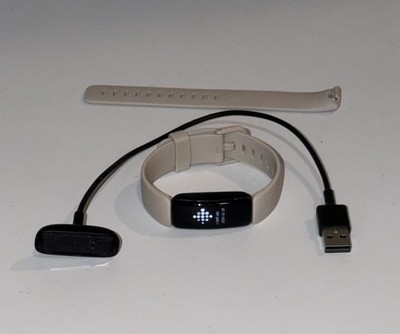 Fitbit Inspire 2 Activity Tracker Lunar White Heart Rate Smart Watch Small Large