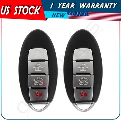 2 Remote Car Key Fob for Infiniti M56 M37 Q70 2011-2014 2015 2016 2017 Buttons