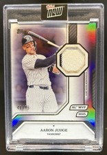 2025 Topps MVP Aaron Judge Jersey Purple Foil #/75 Yankees