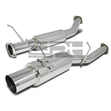 Fit 89-94 240Sx S13 Ka24/Sr 4" Muffler Tip Stainless Catback/Cat Back Exhaust