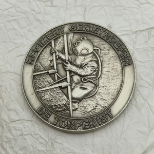 Netherlands Challenge Coin Regiment Genietroepen De Torpedist