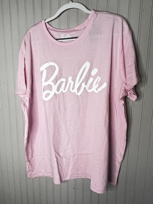 Barbie Shirt Womens 3X Pink Grayson Threads Crewneck 2023 Logo Graphic Tee New