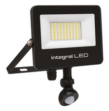 Outdoor Light Black Super Slim II 50w LED Floodlight IP67 5000lm 4000K Cool