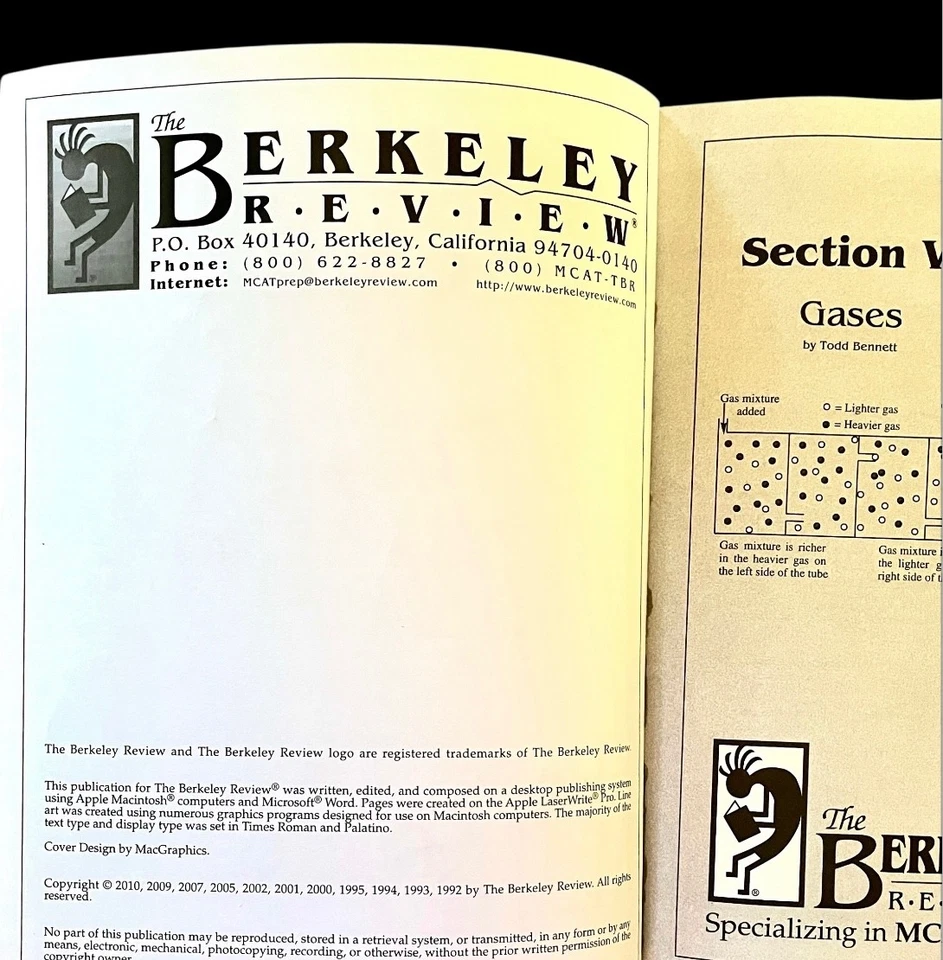 The BERKELEY Review ~ GENERAL CHEMISTRY ~ MCAT Preparation ~ Parts I II/ 1 & 2 - Image 4 of 4