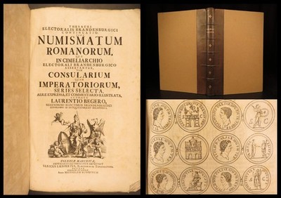 1696   Ancient Roman Coins & Numismatics   Beger | Julius Caesar | Illustrated