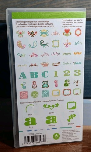 EC Cricut Art Cartridge - Cindy Loo - Complete - Free Same Day Shipping - Bild 2 von 3