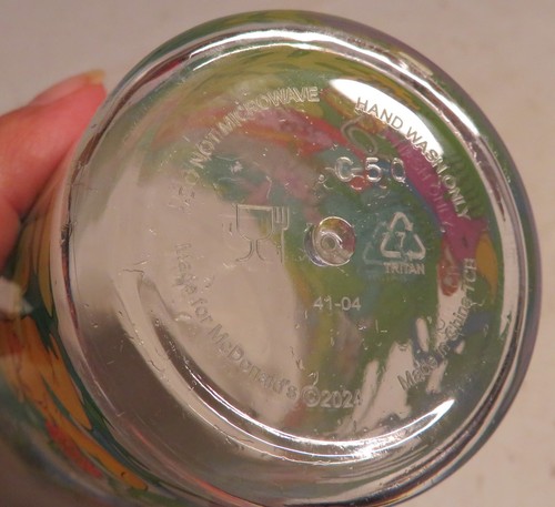 2024 McDonalds Ty Beanie Baby Collectors Cup Happy Meal Plastic Used Promo Drink - Picture 20 of 23