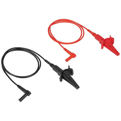 69381 Alligator Clip Test Leads, Heavy-Duty Banana Plug Replacement Leads, 3-Foo