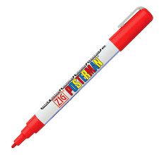Red Posterman Waterproof Pen - 1mm Fine Tip