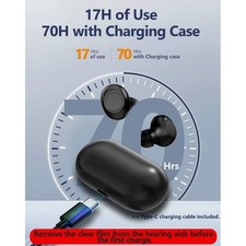 Digital Re chargeable Hearing Aid Sound Amplifier Adjustable Volume ITE NEW HOT