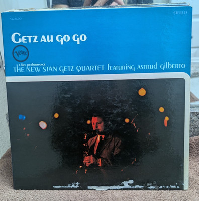 Stan Getz Astrud Gilberto Getz Au Go Go LP 1964 pressing Here's That Rainy Day