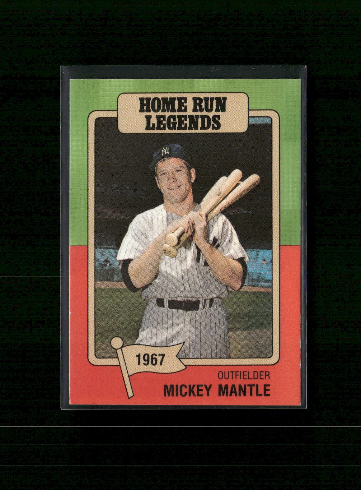 1986 Big League Chew Home Run Legends #6 Mickey Mantle