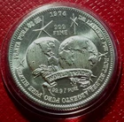 1974 International Trade Unit Round 1 Troy oz. 999 Silver in Capsule