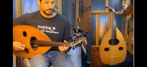 Oud music handmade iraqi model made from professional wood