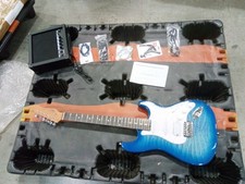 Used KGD Blue Water Ripple Electric Guitar Kit, Single Tremolo, Free Shipping