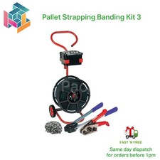 Safeguard Heavy Duty Pallet Strapping Banding Kit 3 - 1000m Coil!