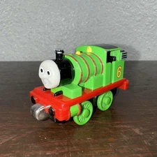 Thomas The Train & Friends - Percy Engine 2002 Take N Play Die Cast Smiling