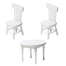  Sedie Per Bambini Tavolo Lavoretti Arredamento Casa Bambole Mobili Miniatura