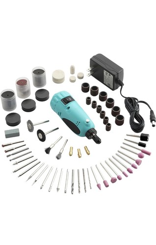 Her Hardware 160 Pezzi Mini Smerigliatrice Officina Tool Kit Rotante Taglio Sabbia Lucidante - Foto 2 di 7