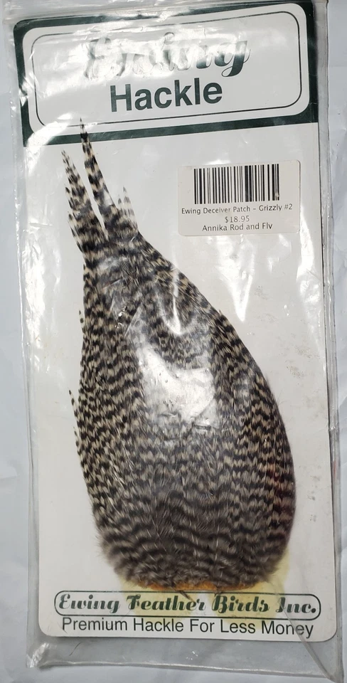 Capa Ewing Hackle Grizzly Deceiver Foto 2 de 3