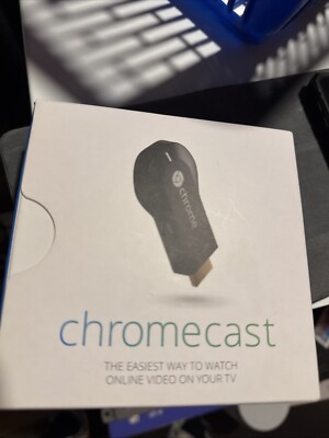 Google Chromecast (1st Generation) Streaming Media Player - H2G2-42 (Black)