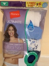 WOMEN  S HANES ULTIMATE COTTON COMFORT ULTRA SOFT BIKINI SIZE 5/S