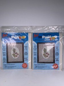 Pres-On Products Self-Stick Foam "Puff-Up" 8x10 Frame 4x6 Needlework Area Set 2