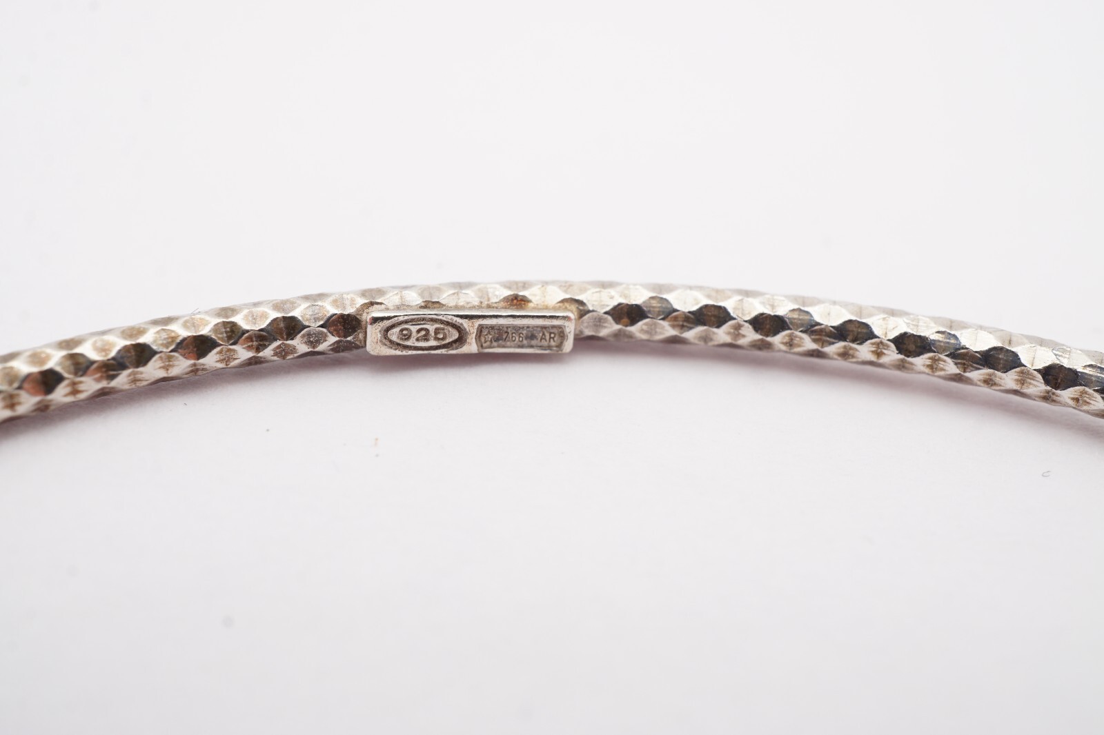 Sterling Silver 925 4 Stacking Bangle Bracelets 8… - image 8