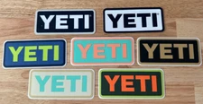 YETI Authentic Stickers Swag New Decals  Your choice of colors - SHIPS NOW