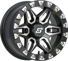 SEDONA 2016 Strike 800 Hisun SPLIT 6 BDLK WHEEL 14X7 4/110 5+2 (+10MM) BLK/MACHI