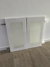 2 Stück Nolte Küchen Türen mit Schanier mit Glaseinsatz neuwertig