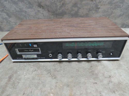 Vintage Audiophile ELECTROPHONIC AM FM Stereo 8 Track Player Solid State