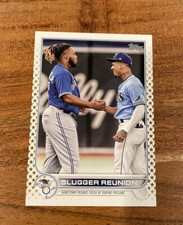 2022 Topps Gold Stars Parallel SP Slugger Wander Franco Rookie + Guerrero NRMT+