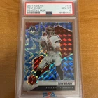 2021 Mosaic Tom Brady Reactive Blue #186 PSA 10 GEM MINT 🔥🔥📈
