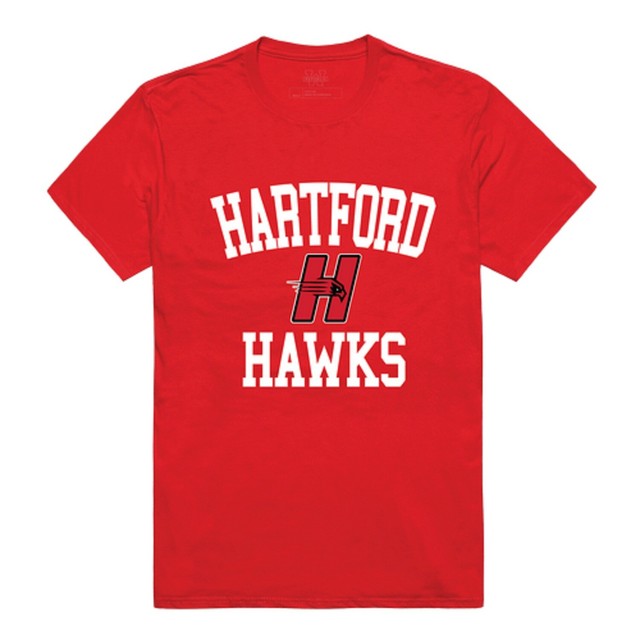 University Of Hartford Hawks UH NCAA College Cotton Graphic Black T