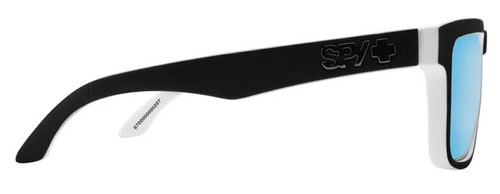 Spy Optic HELM Sunglasses - Whitewall / HAPPY BOOST POLAR ICE BLUE Mirror NEW - Picture 2 of 4
