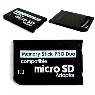 Memory Stick Pro Duo Adapter For PSP Micro SD Card Converter