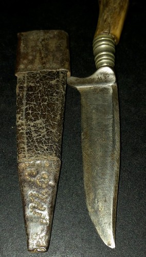 Original WW1 WW2 German Fighting Knife Uniform Personnel Item Field Gear Dagger - Picture 9 of 11