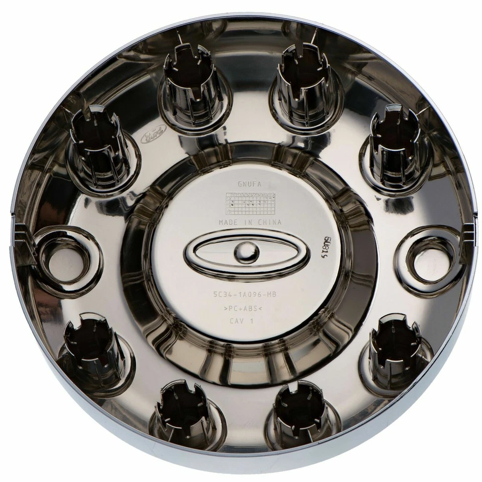 Оригинальный центральный колпак ступицы переднего колеса — 19,5 дюйма хром 4x2 05–12 Super Duty — 5C3Z1130MA - Изображение 2 из 2