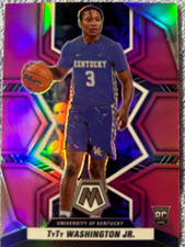TyTy Washington jr Wildcats 2022  Panini Chronicles Draft Mosaic Pink PRIZM #10