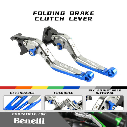 Palancas plegables ajustables del embrague de freno para Benelli TNT300 TNT600 BN600 BN302 - Imagen 3 de 12