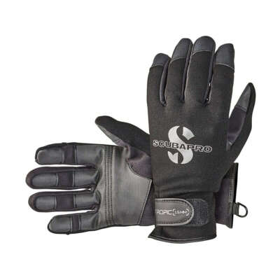 Scubapro Tropic 1.5mm Gloves, Black/Grey
