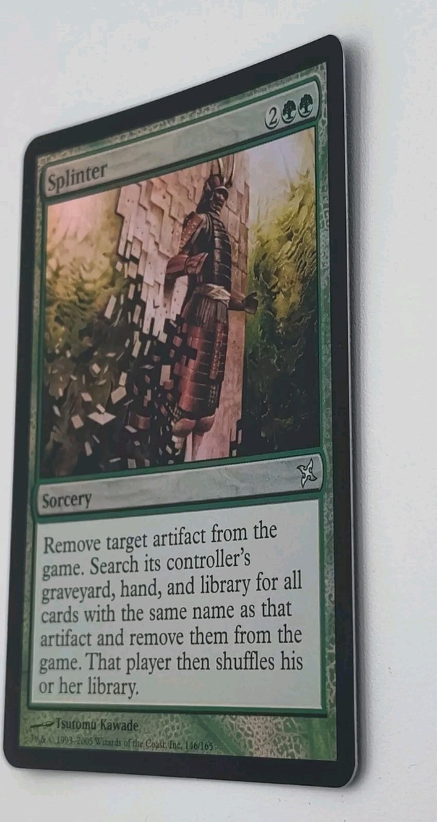MTG FOIL Splinter Betrayers of Kamigawa 146 SORCERY MAGIC THE GAT RareSEE | eBay MTG FOIL Splinter Betrayers of Kamigawa 146 SORCERY MAGIC THE GAT RareSEE | eBay