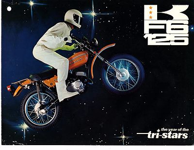 1972 Kawasaki F6 125 Single Moto/Enduro original sales brochure