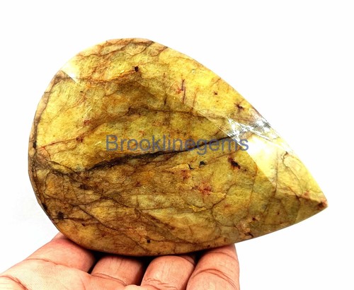 Piedra preciosa suelta natural con forma de pera de berilo amarillo de Brasil de 2660 quilates con certificación EGL 4JKE - Imagen 8 de 8
