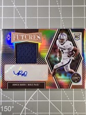 2022 Legacy Futures Silver Ruby Romeo Doubs  #'d/99 Rookie Patch Auto SSP