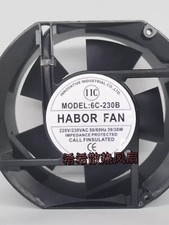 HABOR FAN 6C-230B 220V 39/38W 17CM 17251 Cooling Fan